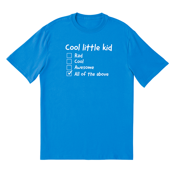 Cool Little Kid T-Shirt