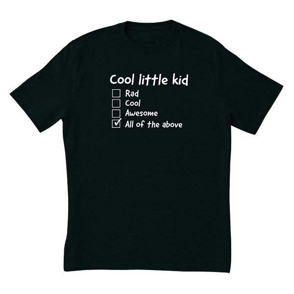 Cool Little Kid T-Shirt