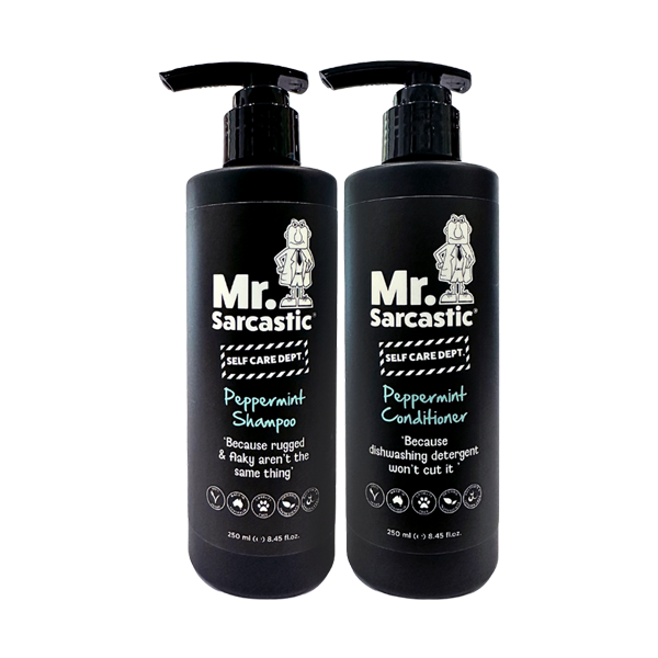 Mr Sarcastic Peppermint Shampoo & Conditioner